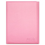 Обложка для автодокументов " ДПС " Auto, светло-розовая, кожзам, 100*130мм