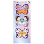 Набор магнитных закладок " Праздник " 750 Бабочки, 3шт, 80*210мм, без отделки