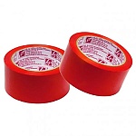 Лента упаковочная клейкая 48мм* 66м, красный, 45мкм, полипропилен, " Луч "