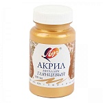 Краска акриловая " Луч " металлик 100мл золотая