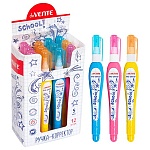 Корректирующая ручка " deVente " School 5мл, металлический наконечник, на спиртовой основе, морозоустойчивая, быстросохнущая, картонный дисплей