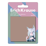Блок самоклеящийся (стикеры) 75*75мм 50л, пастель, персиковый " Erich Krause " Manga