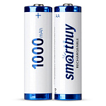 Аккумулятор " Smartbuy " NiMh AA/2BL 1000 mAh 2шт, пальчиковый