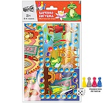 Игра ходилка " Русский стиль " Царевна-лягушка: игровое поле 30*42см, 4 фишки, правила игры, 3+, пакет, европодвес