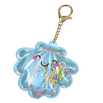 Брелок " Mazari " Seashell, 8*9см, ПВХ, металлическое кольцо, пакет