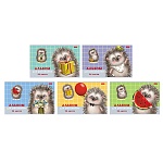 Альбом А4 24л " Hatber " Хорошо быть ёжиком (ассорти), на скобе, обложка- мелованный картон, тиснение, блок- офсет 100г/м2, 1 дизайн в спайке, 5 дизайнов в коробке