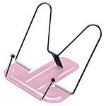 Подставка для книг " Глобус " металлическая, розовая