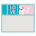 Папка " Пчелка " МАЛЫЙ ФОРМАТ А5-03 (230*190*50мм) на липучке Fluffy, клапан, без уголка, пластик