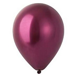 Шар латексный хром 5"/13см Сатин Cherry Lacquer