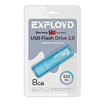 Флеш-диск " Exployd " 8GB 620 синий USB 2.0
