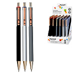 Карандаш механический " Mazari " Timeret 0,7мм пластиковый корпус, 4 цвета корпуса, с металлическим клипом, дисплей