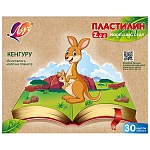 Пластилин " Луч " ZOO 30цв, 450г, картонная упаковка
