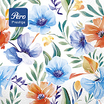 Салфетки бумажные 3-слойные " Pero " Prestige Мечта 20шт, 100% целлюлоза, 33*33см