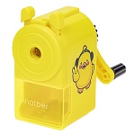 Точилка механическая " Hatber " Мы-утята! 1 отверстие, прозрачная пластиковая упаковка