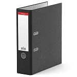 Папка-регистратор А4 " Erich Krause " Original сборная 80мм серый мрамор, этикетка для маркировки, металлическая окантовка, черный корешок