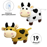 Мягкая игрушка " KWELT " Коровка, 19см, ассорти (без возможности выбора цвета), присоска для подвешивания