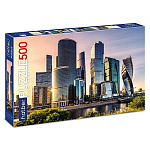 Пазлы " Hatber " 500элементов Premium Небоскребы 48*33см, картонная упаковка