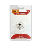 Переходник OTG " FaisON " P-14 Jump, micro USB - USB, белый, пластик