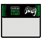 Папка " Пчелка " МАЛЫЙ ФОРМАТ А5-36 (230*190*50мм) на липучке 2отделения Level up,без уголка, пластик