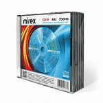 Диск CD-R " Mirex " Brand 700Мб 48x Slim case