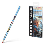 Карандаши цветные пластиковые Magic Pet 12цв " Erich Krause " трехгранные, пластиковая упаковка, европодвес