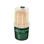 Зубочистки " Master Fresh " деревянные 190шт, пластиковая баночка