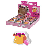 Ластик " Erich Krause " CapyBarbara 33*25*7мм, ассорти, фигурный, индивидуальный штрихкод, в дисплее