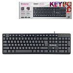 Клавиатура " Defender " Daily, HB-162 черная, мембранная, проводное подключение, 1,8м