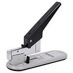 Степлер мощный №23 на 210л " KW-trio " 100скоб пластик/металл, два режима скрепления скоб, глубина закладки 65мм, использование скоб 23/6, 23/8, 23/10, 23/13, 23/15, 23/17, 23/20, 23/23, 23/24, серый/черный, картонная упаковка