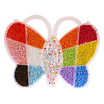 Набор бусин " Mazari " №33 в наборе: пластиковый контейнер, 13 ячеек