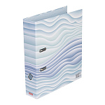 Папка-регистратор А4 " Hatber " Mist сборная 70мм серо-голубая