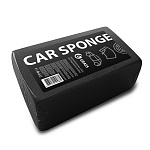 Губка автомобильная " Grass " черная, 11*19*5,5см прямоугольная