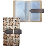 Визитница А6 на кнопке 12 карманов