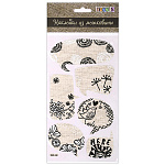 Наклейки детские " Decola " 125*265мм из мешковины- 8, пакет, европодвес