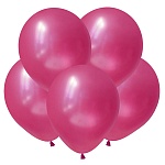 Шар латексный " Браво " металлик 12"/30см фуксия
