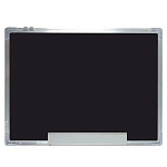 Доска меловая " Attomex " 60*45см, алюминиевая рамка, полка для маркеров, открытое крепление, термоусадочная пленка