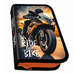 Пенал " Пчелка " ПО-02 1 отделение 115*190*30мм Крутой байкер, ламинированный картон