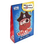 Игра настольная " Банда умников " Квестик пиратский Джек, состав: 2 карты со скретч-слоем, 2 карты со скрытым изображением, 3 карты-пазла из 6 частей, 7 конвертов, письмо, начинающее квест, фигурка пирата, начинающая квест, 2 комплекта наклеек: для украше