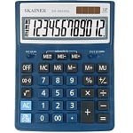 Калькулятор настольный 12 разрядов " Skainer " SK-888XBL, 155*204*34мм, двойное питание, синий