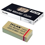 Ластик " Milan " каучуковый, бежевый, 55*23*13мм, для стирания графита