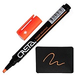 Маркер меловой " Creta " оранжевый 1-3мм пулевидный наконечник