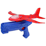 Пистолет-катапульта 24*22см, Самолет, ассорти (без возможноссти выбора цвета), пакет