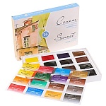Краски акварельные художественные " Сонет " 12цв, кювета 2,5мл, Пленэр, картонная упаковка