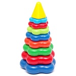 Пирамида " Karolina toys " детская, 26см, 10 деталей