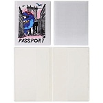 Обложка для паспорта " Миленд " Бруклин, 130*95мм, ПВХ