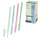 Ручка шариковая " Bruno Visconti " OneWrite Zefir, синяя 1,0мм, цвет корпуса ассорти, одноразовая, картонная упаковка