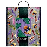 Пакет ПЭ " Миленд " с пластиковой ручкой ПВД, 38*44см 90мкм Перья