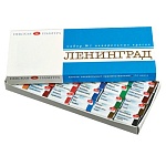 Краски акварельные художественные " Ленинград " №1 24цв, кювета 2,5мл, картонная упаковка