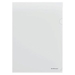 Папка-уголок " Erich Krause " А4 Glossy Clear прозрачная, текстура поверхности- зеркало, пластик 0,16мм