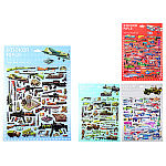 Наклейки детские " Mazari " Оружие, 210*295мм, 4 дизайна, пакет, европодвес